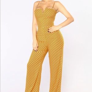 Polka dot jumpsuit